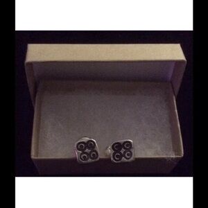 NIB Solid Sterling Silver STRENGTH Cufflinks